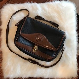 EUC! Dooney and Bourke vintage navy/black/brown